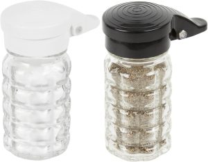 Tablecraft Moisture Proof Spring Loaded Salt and Pepper Shakers