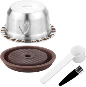 XIHIRCD 230ml Stainless Steel Reusable Pod