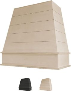 Riley & Higgs Tapered Shiplap Wood Range Hood Cover