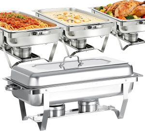 Jacgood 8QT Stainless Steel Chafing Dish