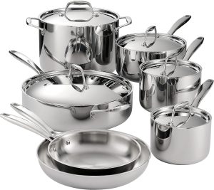 Tramontina Signature Tri-Ply Clad Stainless Steel 12-Piece Set