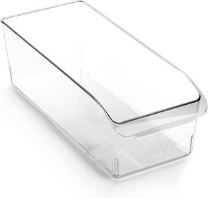 BINO Plastic Storage Bin, Large, The Curve Collection