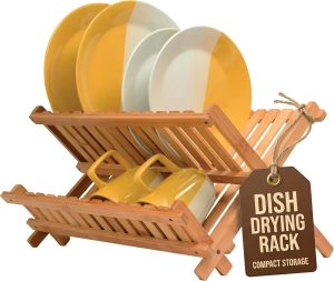Bambüsi Collapsible Dish Drying Rack