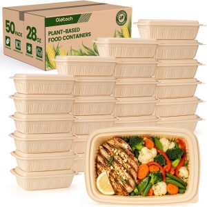 Glotoch Express Cornstarch Meal Prep Containers