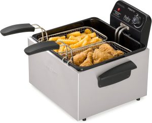 Presto 05466 Stainless Steel Dual Basket Pro Fry Deep Fryer