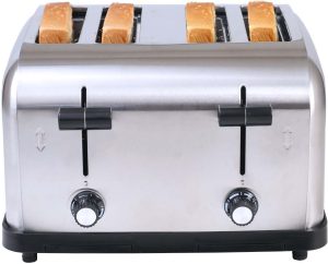 Tanxinxin 1800W Commercial Grade 4-Slice Pop-Up Toaster
