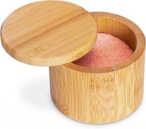 Totally Bamboo Salt Cellar with Swivel Lid