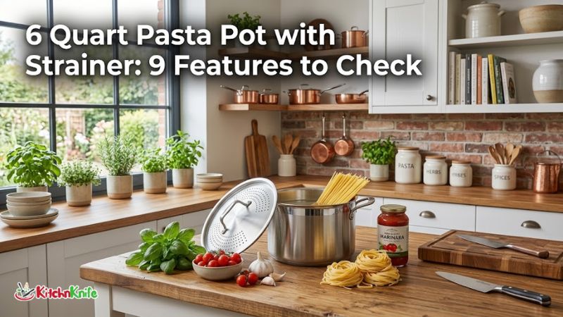 6 Quart Pasta Pot with Strainer 9 Features to Check