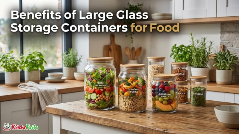 Benefits of Large Glass Storage Containers for Food