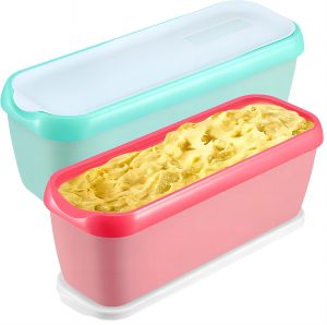 Boxdljh Ice Cream Containers Set of 2