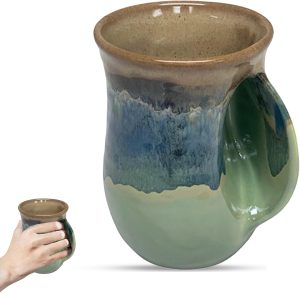 Clay in Motion Hand Warmer Coffee Mug
