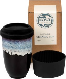 NOVA CERAMICS 12oz Travel Coffee Mug