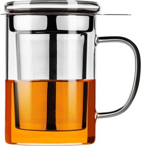 PARACITY Tea Mug with Infuser and Lid
