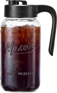 Spreccio Mason Jar Pitcher, 64 oz