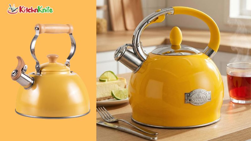 Top 3 Best Vintage Yellow Tea Kettles for Stovetop Brewing