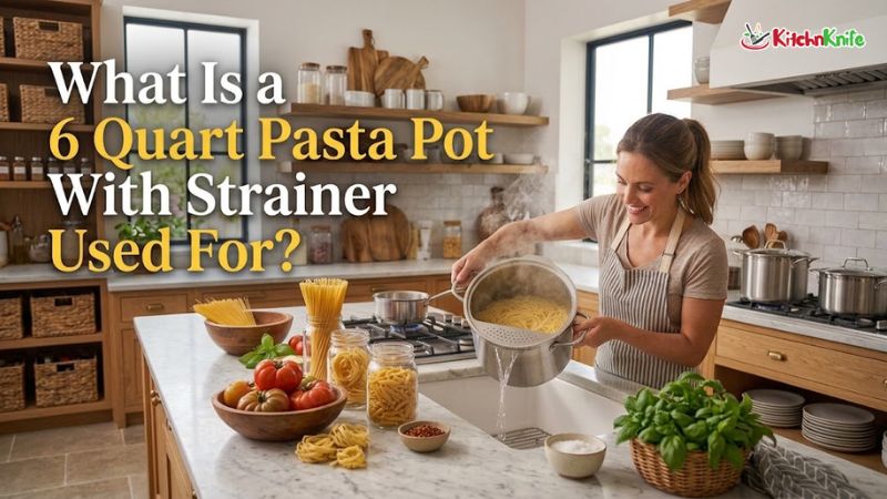 What Is a 6 Quart Pasta Pot With Strainer Used For